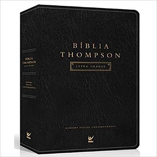 Bíblia Thompson - Aec - Letra Grande - Cp Luxo Preta Pu