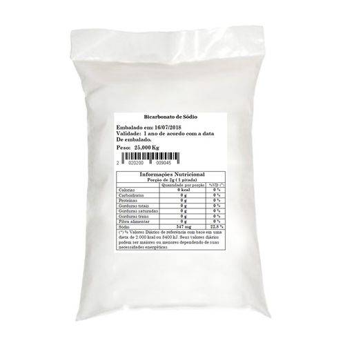 Bicarbonato de Sódio 25 Kg