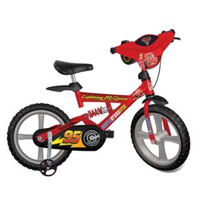 Bicicleta 14 X-Bike Disney Cars 2 Bandeirante - Vermelho