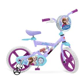 Bicicleta 14 X-Bike Disney Frozen Bandeirante - Lilás