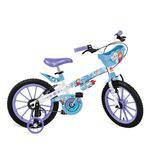 Bicicleta 16" Frozen Disney Cestinha Bandeirante - 2499