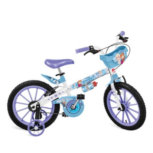 Bicicleta 16" Frozen Disney Cestinha Bandeirante - 2499