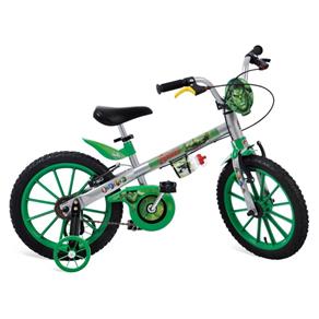Bicicleta 16 Hulk Vingadores Bandeirante - Cinza