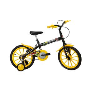 Bicicleta 16" Infantil Dino Preta Track Bikes