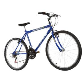 Bicicleta Adulto Aro 26 Viper Masculina 18 Marchas Mtb Azul Track