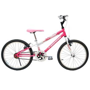 Bicicleta Aro 20 Houston Nina NN20L - Branco/Pink