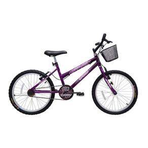 Bicicleta Aro 20 Mtb Feminino Star Girl - 310154 - Roxo