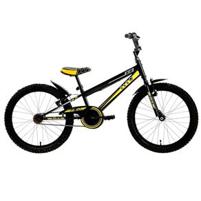 Bicicleta ARO 20 - MTB Volt 2.0 - Preta e Amarela - Tito Bikes
