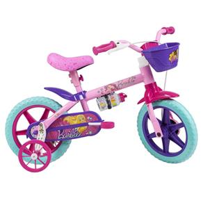 Bicicleta Aro 12 - Disney - Barbie - Rosa - Caloi