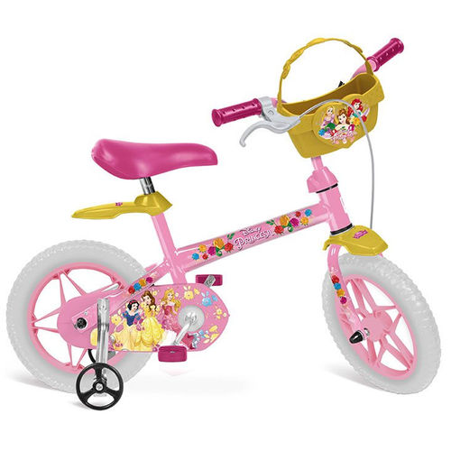 Bicicleta - Aro 12 - Disney - Princesas Disney - Bandeirante
