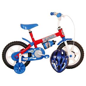 Tudo sobre 'Bicicleta Aro 12 Track & Bikes Kit Kat Azul e Vermelha C/ Rodinhas'