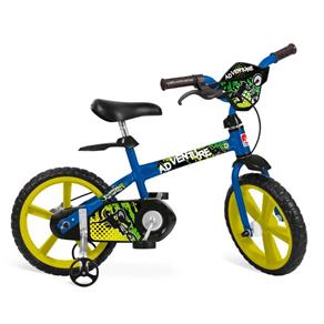 Bicicleta Aro 14 - Boys Azul - Adventure - Bandeirante