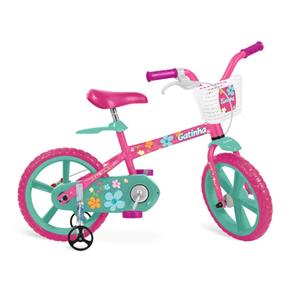 Bicicleta Aro 14 - Girls - Gatinha - Bandeirante