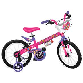 Bicicleta Aro 16 Bandeirante Disney Princesas - Rosa