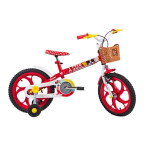 Bicicleta Aro 16 Caloi Minnie - Vermelha