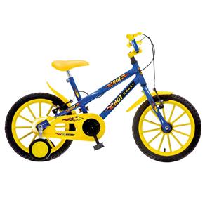 Bicicleta Aro 16 Colli Bike MTB Hot Colli - Amarelo/Azul