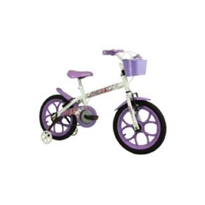 Bicicleta Aro 16 com Rodinha Pinky Br Track Bikes
