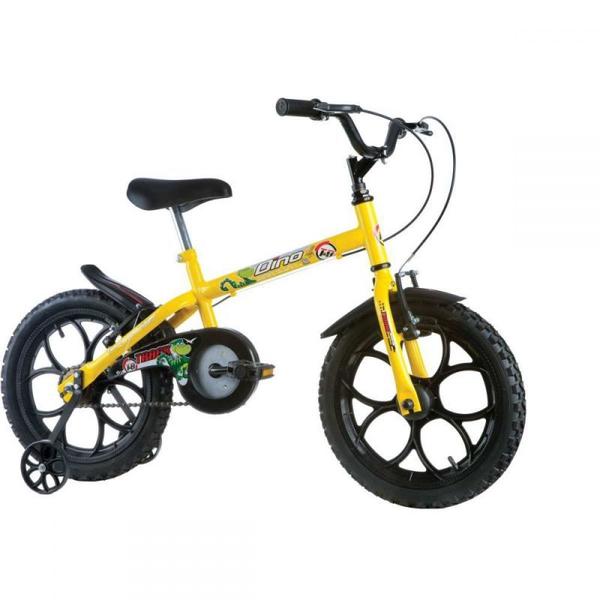 Bicicleta - Aro 16 Dino Amarela - Track Bikes