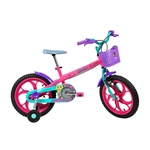 Bicicleta Aro 16 - Disney - Barbie - Rosa - Caloi