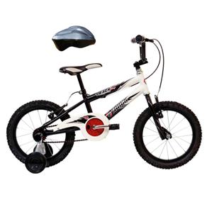 Tudo sobre 'Bicicleta Aro 16 Track & Bikes Traxx Boy C/ Capacete - Preto/Branco'