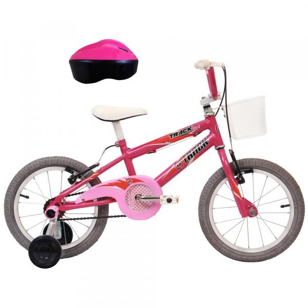 Bicicleta Aro 16 - Traxx Girl com Capacete - Track Bikes - Track Bikes