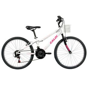 Bicicleta ARO 24 - Ceci - Branco Personalizado - Caloi
