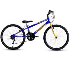 Bicicleta Aro 24 Teen Masc 18V Azul