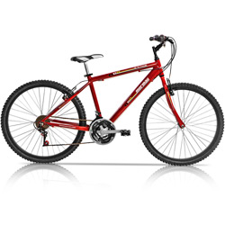 Bicicleta Aro 26 Alumínio B-Range 21V - Vermelha - Mormaii