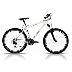 Bicicleta Aro 26 Aluminio Susp 27V Cross Country Branca - Track Bikes