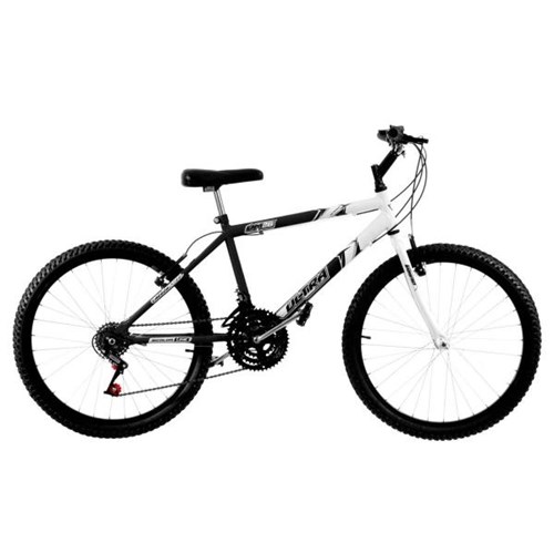 Bicicleta Aro 26 Bicolor Preta Fosca e Branca Pro Tork Ultra - Ultra Bikes