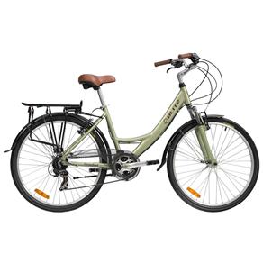 Bicicleta Aro 26 Blitz Comfort com 21 Marchas e Suspensão Dianteira - Verde