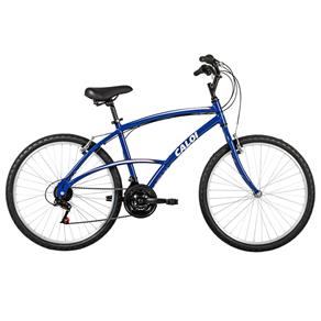 Bicicleta Aro 26 Caloi 100 Masculina com 21 Marchas e Freio V-Brake - Azul