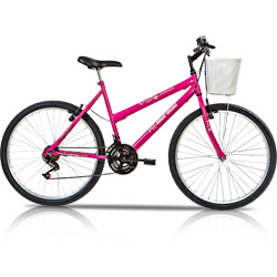 Bicicleta Aro 26 Fantasy 18V - Rosa - Mormaii