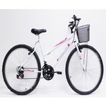 Bicicleta Aro 26 Feminina de Passeio 18 Marchas Saidx