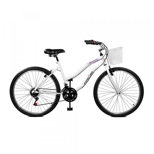 Tudo sobre 'Bicicleta Aro 26 Feminina Ipanema Plus Branco Master Bike'