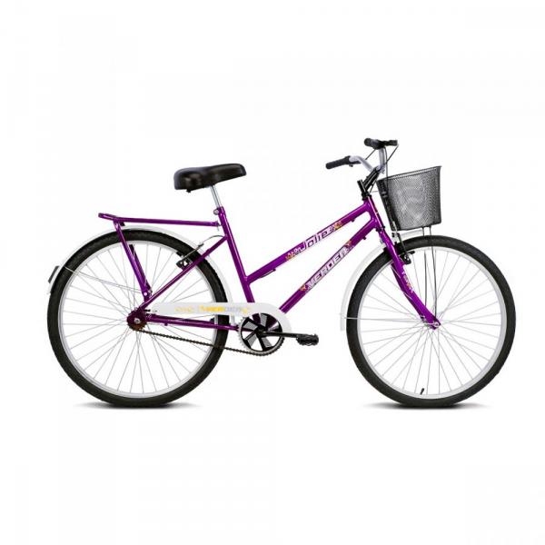 Bicicleta Aro 26 Jolie Violeta e Branco Verden Bikes VER-10067