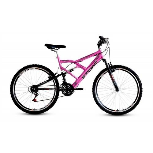 Bicicleta Aro 26 Kanguru Gt - Pink - Stone Bike
