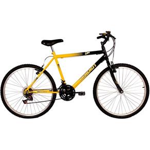 Bicicleta Aro 26 Masculina Live Verden - Preto com Amarelo