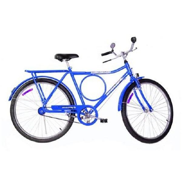 Bicicleta Aro 26 Monark Barra Circular Freio Varao Azul