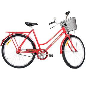 Bicicleta Aro 26 Monark Tropical com Freio Inglês - Vermelha
