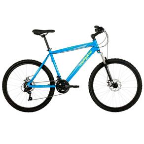Bicicleta Aro 26 Mongoose Xtreme Comp com 21 Marchas e Suspensão Dianteira, Azul - Tamanho 21