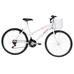 Bicicleta Aro 26 Mormaii Fantasy 2011825 com 21 Marchas - Branca