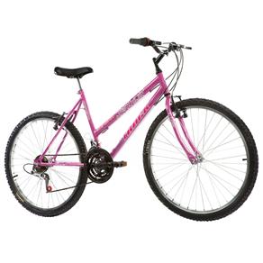 Bicicleta Aro 26 Track & Bikes Serena com 18 Marchas - Rosa