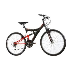 Bicicleta Aro 26 Track & Bikes TB100XS com 18 Marchas e Dupla Suspensão
