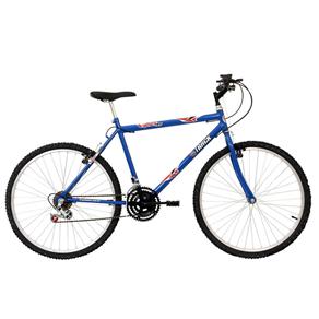 Bicicleta Aro 26 Track & Bikes Viper MTB 18 Marchas - Azul