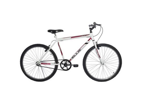 Tudo sobre 'Bicicleta Aro 26 Velox Branca/Vermelho - Ello Bike'