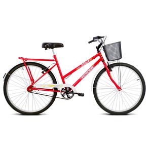 Bicicleta Aro 26 Verden Bikes Jolie Feminina - Vermelho e Branco