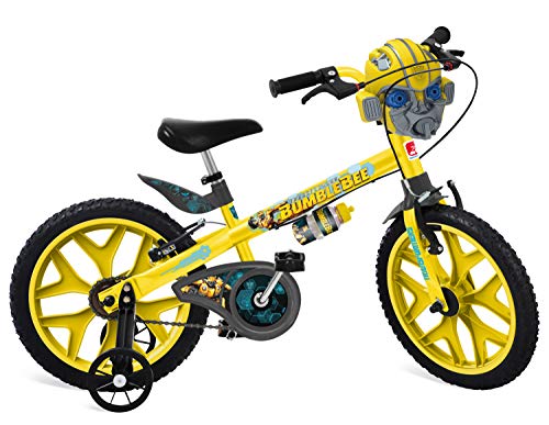 Bicicleta Aro Transformers Bandeirante Amarelo 16"