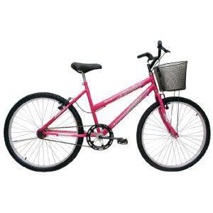 Bicicleta ARO24 Feminina Bella com Cesta - 310937 - Cairu