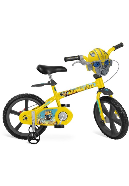 Bicicleta Bandeirante 14"" Transformers Amarela